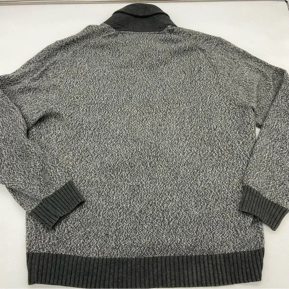 Jos. A. Banks Men's Gray Shawl Collar Sweater Heather Gray Size XL - Picture 8 of 12